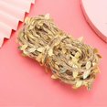 thumbnail image 3 of 10m Artificial Leaf Rope Vine Garland Weaving Hemp DIY Home Craft Wedding Party DecorGolden, 3 of 3