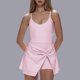 thumbnail image 4 of Zapatos de Vestido Casual para Mujeres Moda Color Sólido Sling Ropa de Yoga Dos Artículos Falsos Vestido con Pantalones Cortos Incorporados para el Uso Casual de Fitness, 4 of 5