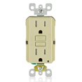 thumbnail image 1 of Salida GFCI Leviton GFTR1-I de 15 A, autocomprobación, resistente a manipulaciones, 1 of 8