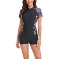 thumbnail image 1 of Traje de baño de una Pieza para Mujer Traje de Neopreno de Manga Larga para Mujer Traje de baño Atlético Surf Buceo Traje de baño con Cremallera Frontal Traje de baño Wanke, 1 of 4