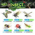 thumbnail image 2 of Puzle de plástico Toy Figures HUOGUO Wild Insects World, 6 unidades, 2 of 5