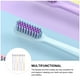 thumbnail image 4 of 8 piezas Cepillo de dientes de cuidado de las encías sensibles a cepillo de dientes flexible para el hogar y los viajes, 4 of 5