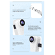 thumbnail image 5 of Cámara de Acción para Pulgar Anti-Vibración 4K WIFI Cámara de Bolsillo Control Remoto Inalámbrico Ciclismo Al Aire Libre Bodycam Cámara Deportiva B, 5 of 8