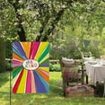 thumbnail image 4 of Be Kind Rainbow Sunshine Pride Garden Flag Double Sided, LGBTQ Community Parade Gay Pride Lesbian Transgender Bisexual Yard Outdoor Decoration 12 x 18 Inch, 4 of 6