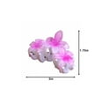thumbnail image 2 of Island Reflections Triple Plumeria Hair Clip Pastel Pink, 2 of 3