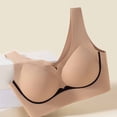 thumbnail image 5 of qelini Wireless Bras for Women Plus Size Seamless Full Coverage T-Shirt Bra with Soft Support & Back Smoothing for Everyday Wear, 5 of 7