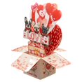 thumbnail image 1 of Tarjeta de San Valentín 3D Pop-Up FIAMR Amor Romántico, 1 of 9
