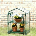 thumbnail image 5 of 2/3/4/5 Tiers Greenhouse Cover Greenhouse PVC Reinforced Replacement Cover Clear PVC Cover, 5 of 5