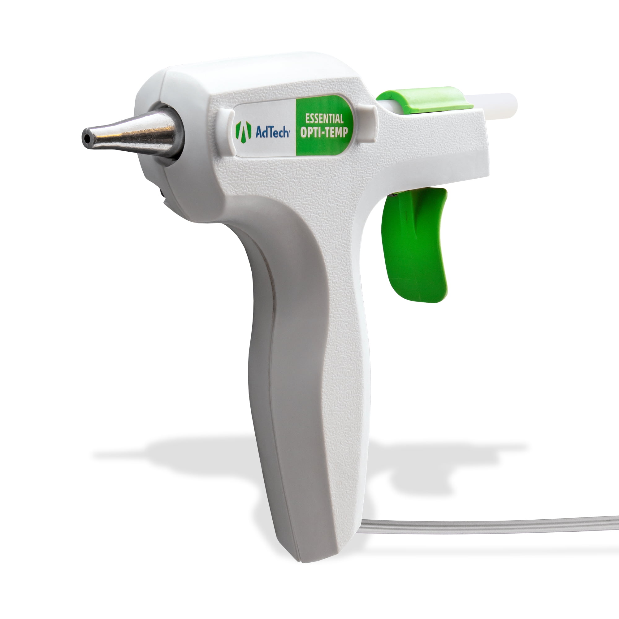 (3 pack) AdTech Mini Size Hot Temperature Glue Gun, 2 Glue Sticks Included, Thumb Trigger, White