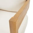 thumbnail image 4 of GDF Studio Burrough Outdoor Acacia Wood Club Chair with Cushions, Teak and Beige, 4 of 7
