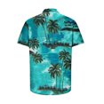 thumbnail image 2 of APEXFWDT Men's Casual Hawaiian Shirts Big and Tall Button Down Short Sleeve Tropical Floral Shirt Fashion Holiday Beach Shirt, 2 of 4