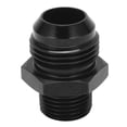thumbnail image 2 of Adaptador de línea de gas aluminio 6061-T6 12 AN a 1/2NPT Conexión de línea de combustible Anodizado negro confiable para reparación ANGGREK Otros, 2 of 8