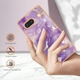 thumbnail image 3 of Compatible with Google Pixel 7A Soft Case Marble Pattern Enhanced Camera & Screen Protection Cover, 3 of 5
