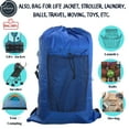 thumbnail image 5 of Tent Bag. For Inflatable Mattress, Flip, Bleacher, Booster Seat, Dog Bed, Moving 24”x14” ROYAL BLUE, 5 of 9