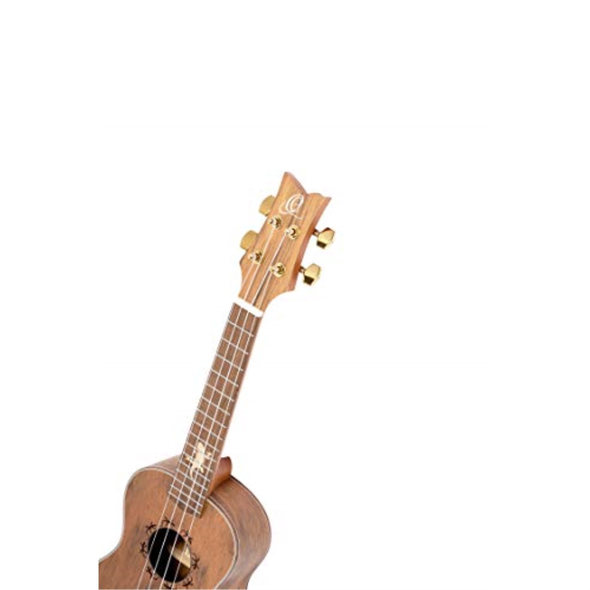 Ortega Lizard Series Lizard-CC-GBL Left-Handed Concert Ukulele Natural