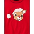 thumbnail image 2 of Rudolph Toddler Boys or Girls Holiday Graphic Crewneck Sweatshirt with Long Sleeves, Sizes 12M-5T, 2 of 3