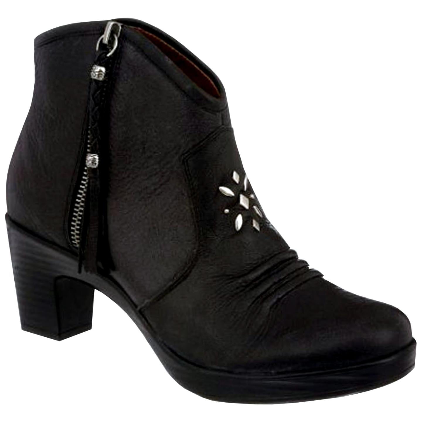 Klogs USA Women's Stevie Leather Boots Black 6 M Klogs USA Women's Stevie Leather Boots Black 6 M