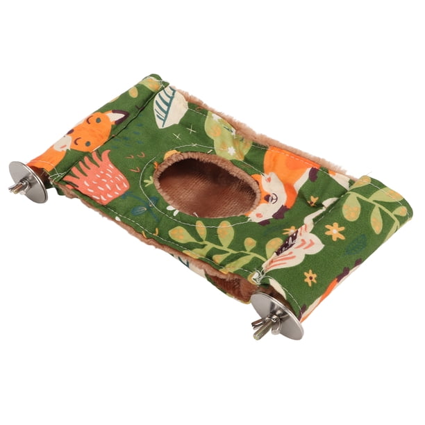 Hamaca Colgante Para Jaula De Pájaros, Hamaca Para Pájaros De Colores Brillantes, Cómoda Felpa Para Loros