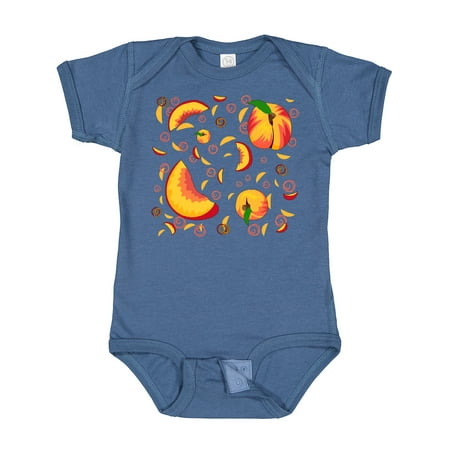 

Inktastic Peach Fruit Party Gift Baby Boy or Baby Girl Bodysuit