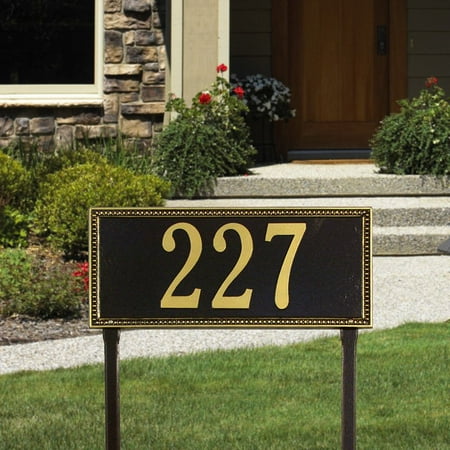 Whitehall Egg and Dart 1-line Lawn Plaque