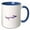 Blue/White, variant on 3drose, Love in Arabic Letters - Hub - Arab Language Muslim Islam or Urdu Gift, 11oz Mug
