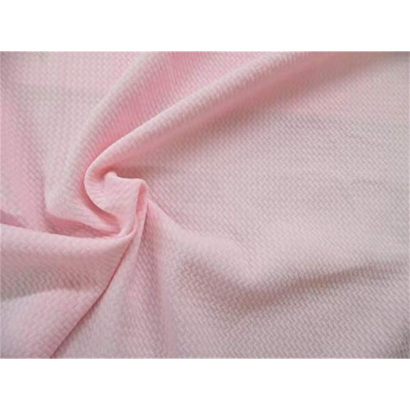 Bullet Textured Liverpool Fabric 4 Way Stretch Pastel Pink R32
