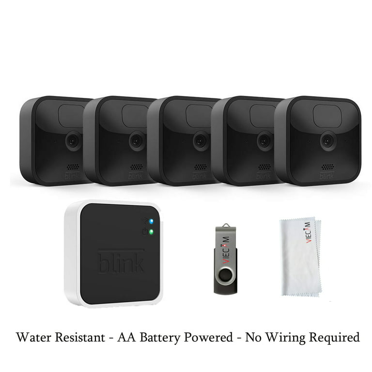 Blink Battery-operated Wireless Outdoor/Indoor Smart Security 4-Camera  Bundle (3rd Gen)