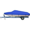 thumbnail image 1 of iCOVER Trailerable Boat Cover, 300D Waterproof Heavy Duty Marine Grade Canvas 14ft-16ft Long and 90" Wide, 1 of 5