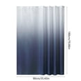 thumbnail image 3 of RoamHome Gradient Shower Curtain, Dark Blue Shower Curtain , Cute Fun Shower Curtain for Bathroom 70.8x35.4 Inch with Hooks, 3 of 8