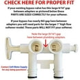 thumbnail image 2 of 7280203 - Water Softener Installation Adapter Kit with (2) clips, (2) o-rings and silicone o-ring lubricant$$Tools & Hardware Other, 2 of 6