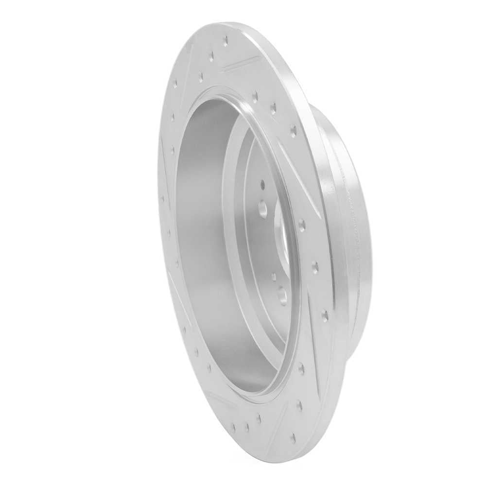 Dynamic Friction Company 631-59050R DFC Brake Rotor - Drilled And Slotted - Silver