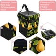 thumbnail image 2 of Pear Foldable Car Trash Bin with Lid - Leak-proof Hanging Storage Bag for Car Garbage Can, 2 of 6