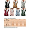thumbnail image 3 of Frontwalk Ladies Jacket Fluffy Outwear Fleece Lined Coat Women Loose Cardigan Long Sleeve Khaki XL, 3 of 3