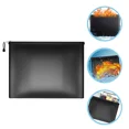 thumbnail image 6 of 2000℉ Fire Proof money Bag Fireproof Document Pouch Waterproof Safe Cash US, 6 of 7