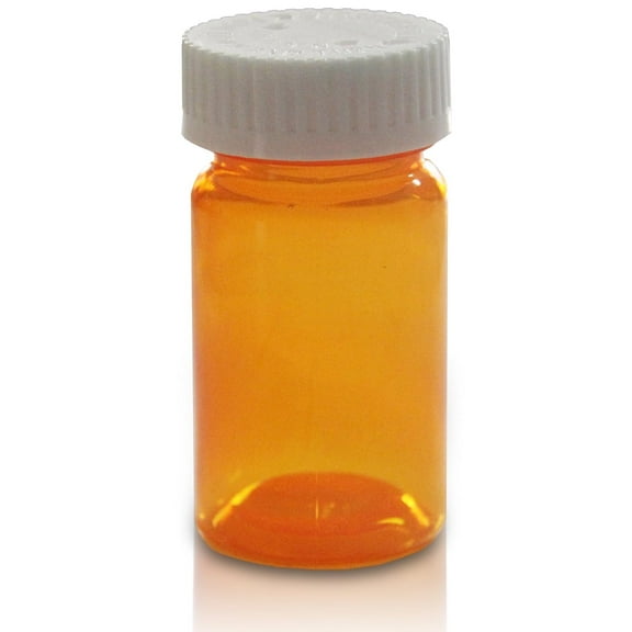 Pharmacy Prescription Vials, Amber Screw Cap Bottle, 13 Dram Twist Pro, Caps Included, Pack of 275 (Medicine & Pill Container, Pharmacy Bottle, Pharmacy Container, Plastic Container) by Sponix BioRx