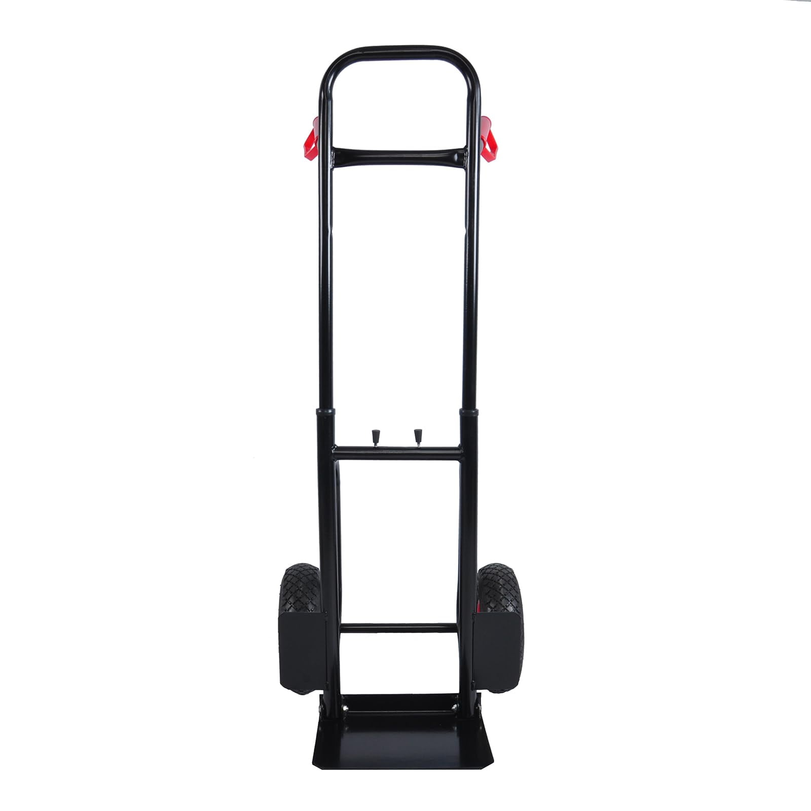 Heavy Duty Hand Truck Dolly, 2 Wheel Moving Truck Cart With Double Handles, 330lbs Capacity Steel Trolley, Platform Truck for Moving/ Warehouse/ Garden/ Grocery
