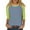 Yellow, variant on Conairie Women Cute Shirts Casual Stripe Loose Crew Neck 3/4 Sleeve T Shirt Classic Dressy Lightweight Blouses Pullover Outfits Beige L