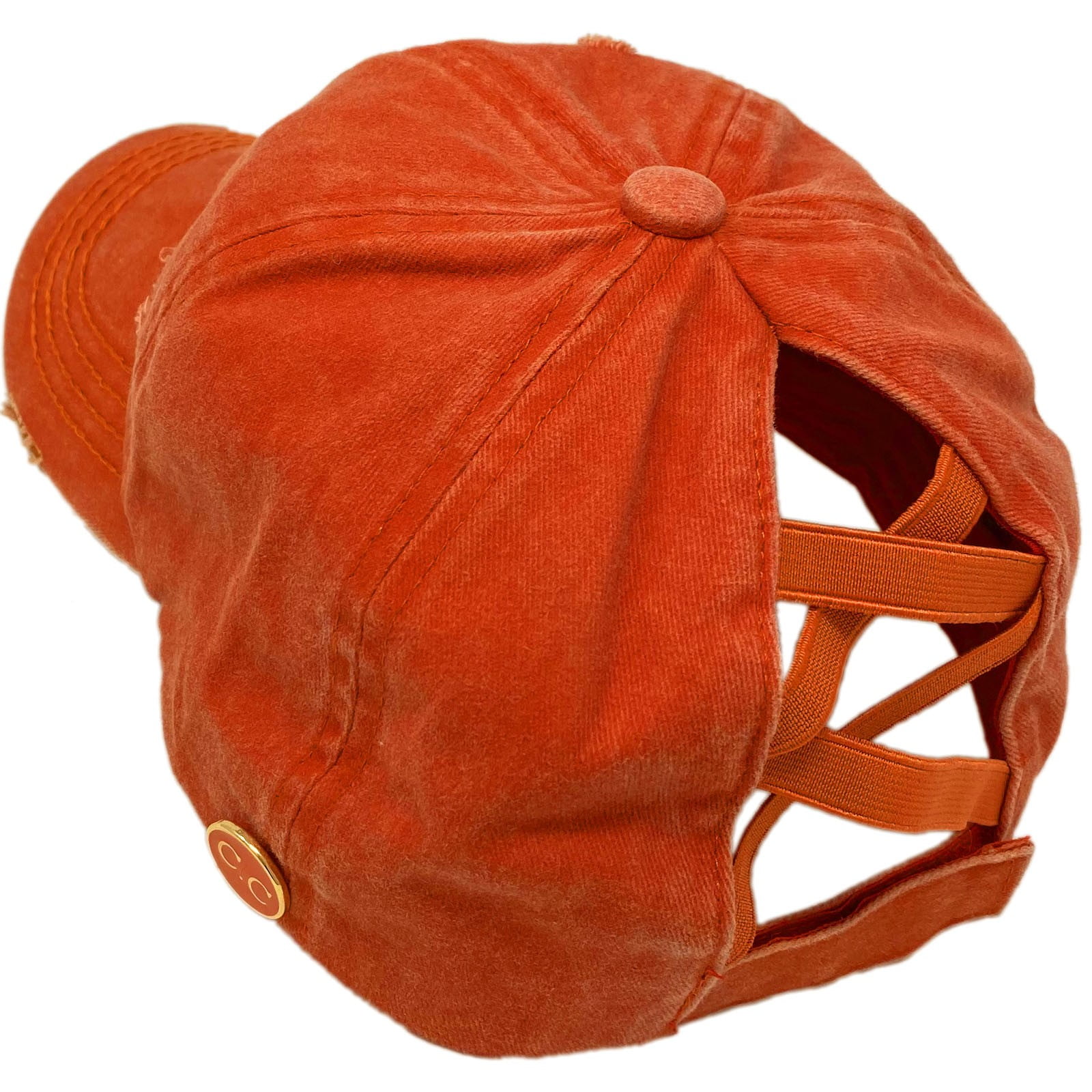burnt orange baseball cap