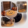 thumbnail image 5 of Cute Pumpkin Shaped Halloween Floor Mat, Non‑Slip Absorbent Cloth Doormat, Cute Seasonal Indoor Rug for Entryway Bathroom Home Decor, 5 of 6
