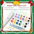 thumbnail image 3 of Paint by Number Kits on Canvas, DIY Christmas Elk Oil Painting for Gift Home Wall Decor, Unframed.,MT21764,D, 3 of 7