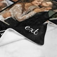 thumbnail image 3 of AISENIN Personalized Picture Text Blankets Custom Blankets for Boyfriend Girlfriend Gifts Christmas Birthday Wedding 9 Photo Collage, 3 of 5