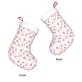 thumbnail image 3 of Yiaed Tulips Flowers Print Christmas Stockings, Christmas Stockings Hanging Ornaments, Christmas Stockings for Family Christmas Holiday Decorations, 3 of 7