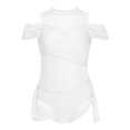 thumbnail image 3 of Niños Niñas gimnasia Ballet Leotardos tutú princesa mono brillante Rhinestone patinaje artístico Ballet Jersey mono Ropa de baile, 3 of 5