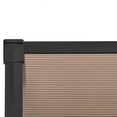 thumbnail image 5 of vidaXL Door Canopy Awning Rain Shelter Patio Outdoor Garden Black Polycarbonate, 5 of 5