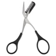 thumbnail image 1 of Tijeras para recortar cejas Unique Bargains Tijeras para cejas con peine Acero inoxidable negro, 1 of 7
