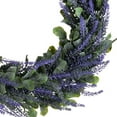 thumbnail image 5 of Artificial Wreath, Door Wreath 17 Inch Lavender Spring Wreath Round Wreath for The Front Door, Home Decor, 5 of 5