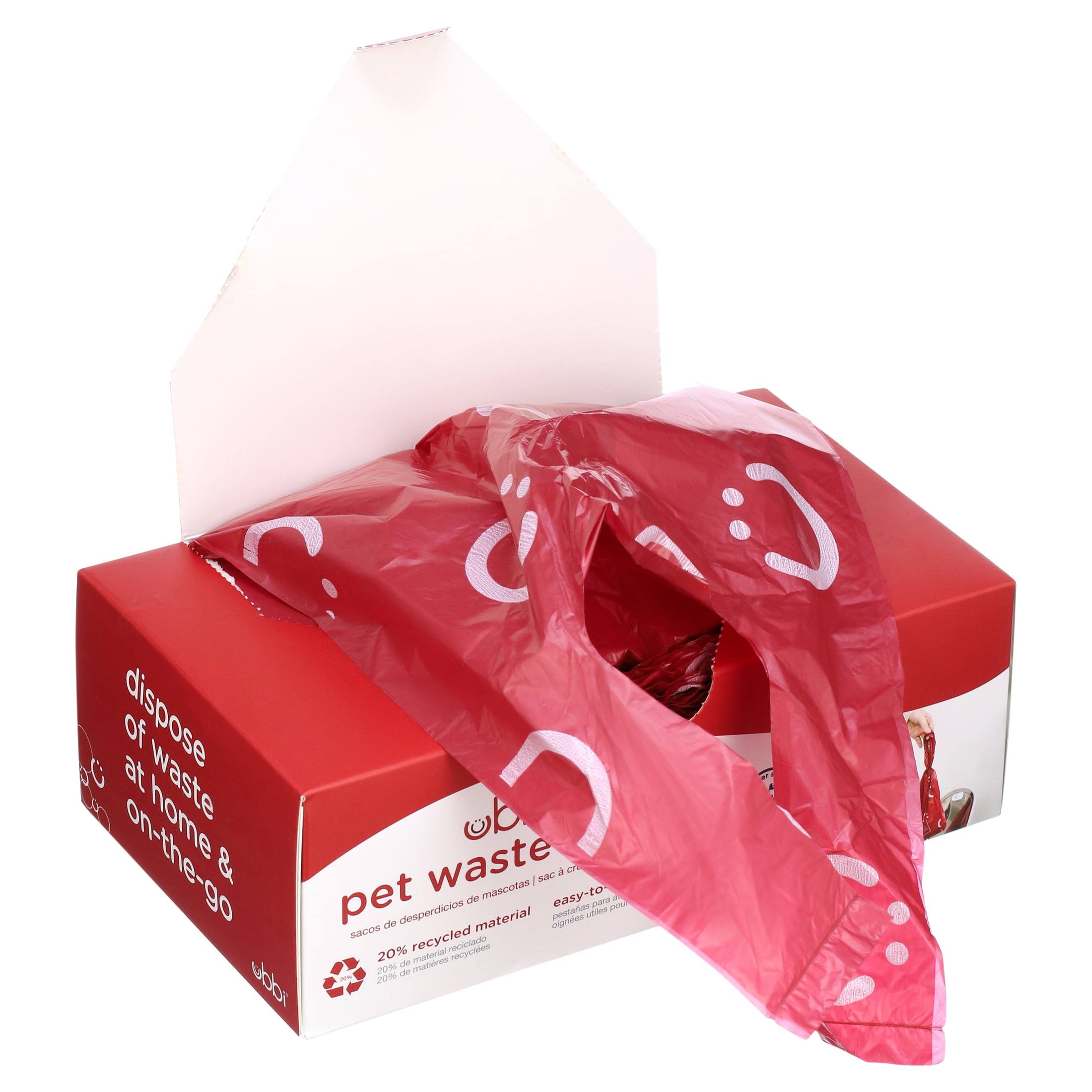 Ubbi Pet Waste Sacks, Lavender Scented Cat Litter Disposal Bags, Leak Proof and Easy Tie, 200 Count