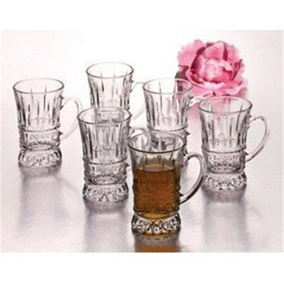 Set of 6 Crystal Mugs Rotolo