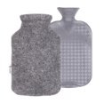 thumbnail image 1 of Botella de Agua Caliente Barker Textiles 2L con Funda de Lana Negra, 1 of 5