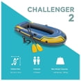 thumbnail image 2 of INTEX 66312EP Challenger 2 Inflatable Boat Set with 48" Oars, Pump, & Welded Oar Locks, 2 of 7